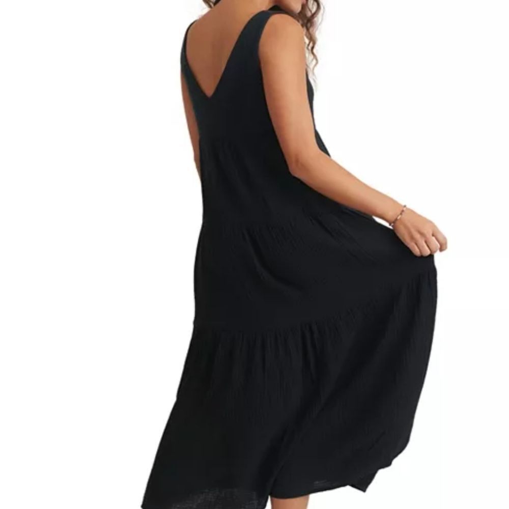 Marine Layer Corinne Cotton Printed Maxi Dress - Picture 2 of 3